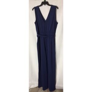 Super Slimming & Versatile Caralymirand The Drop Jumpsuit Blue Navy XL